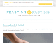 Tablet Screenshot of feastingnotfasting.com